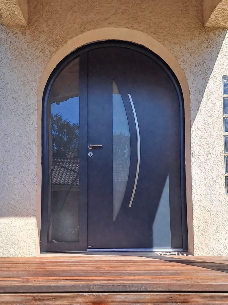 porte d'entrée vue extérieure