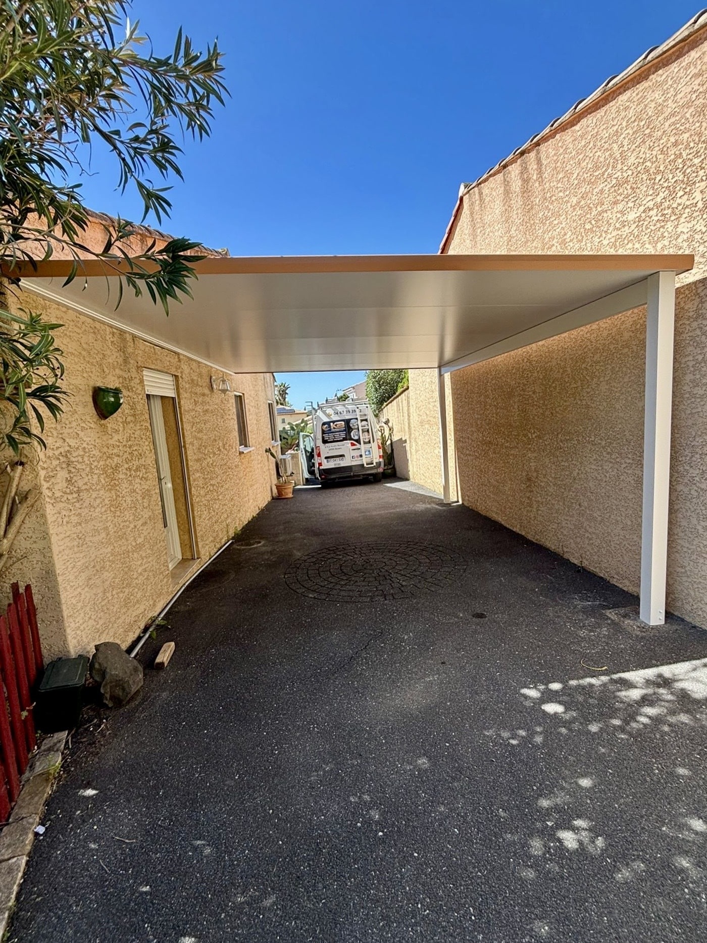 Carport-addossé