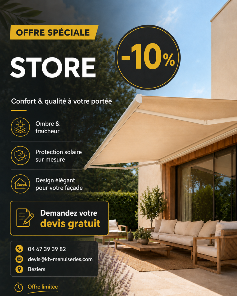 Offre store pour le mois de Juin