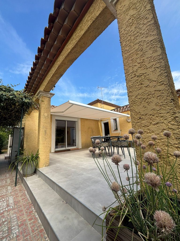 store banne sur terrasse
